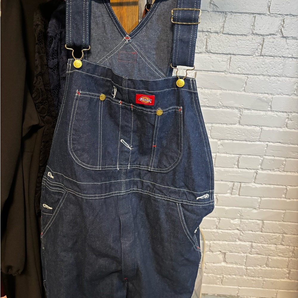 Dickies Dark Blue Denim Overalls
